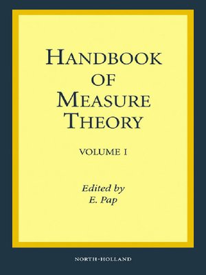 cover image of Handbook of Measure Theory